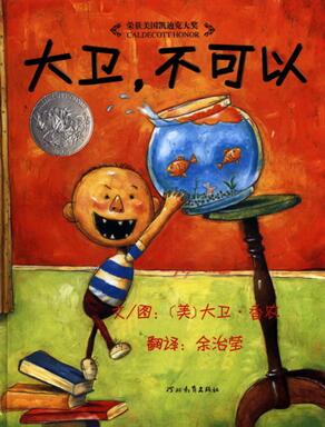 儿童绘本故事《大卫，不可以》PPT免费下载-bt